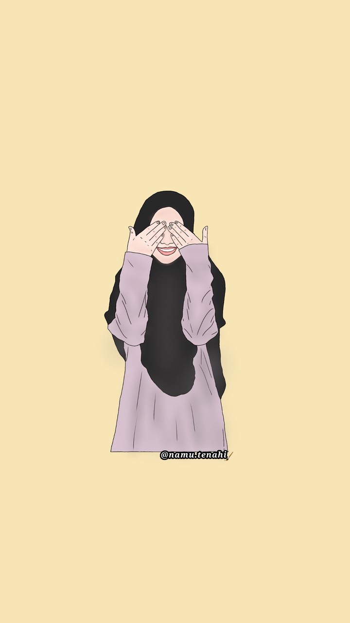 hijab drawing