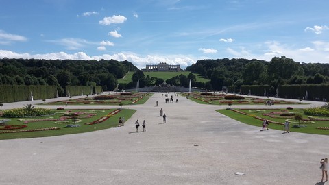 Gardens from Schönbrunn, Vienna