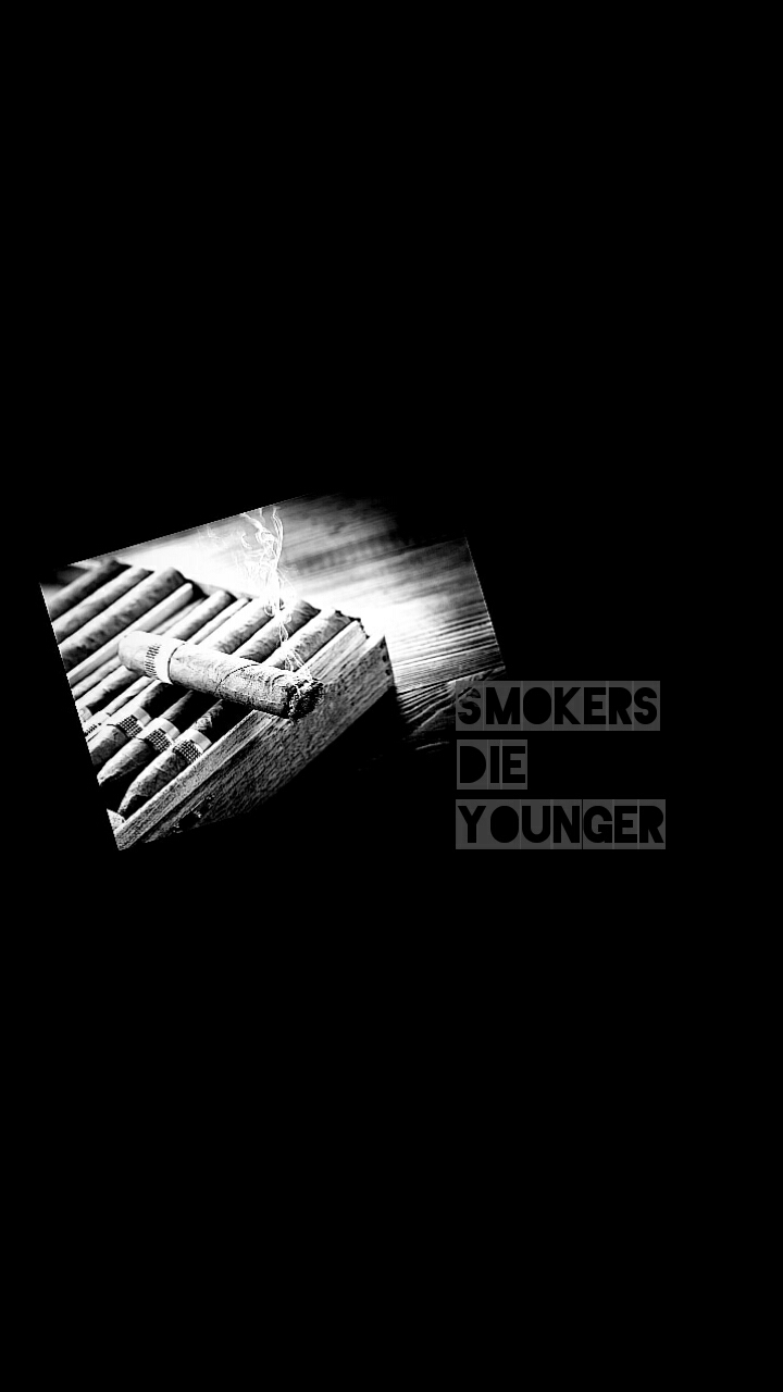 Smokers die younger