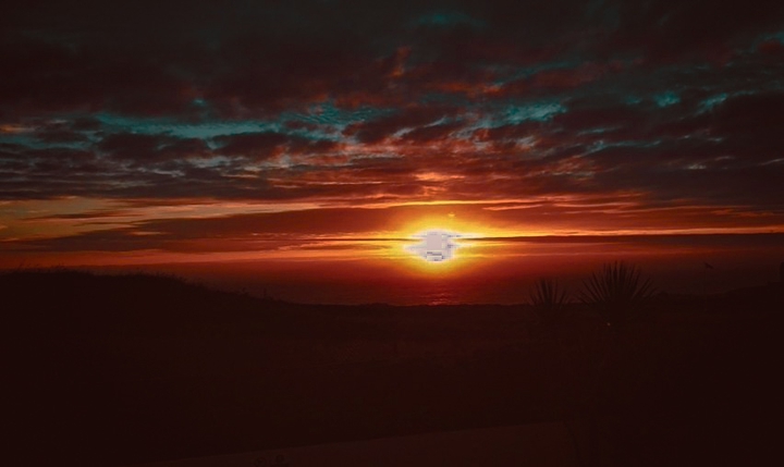 sunset in Cornwall