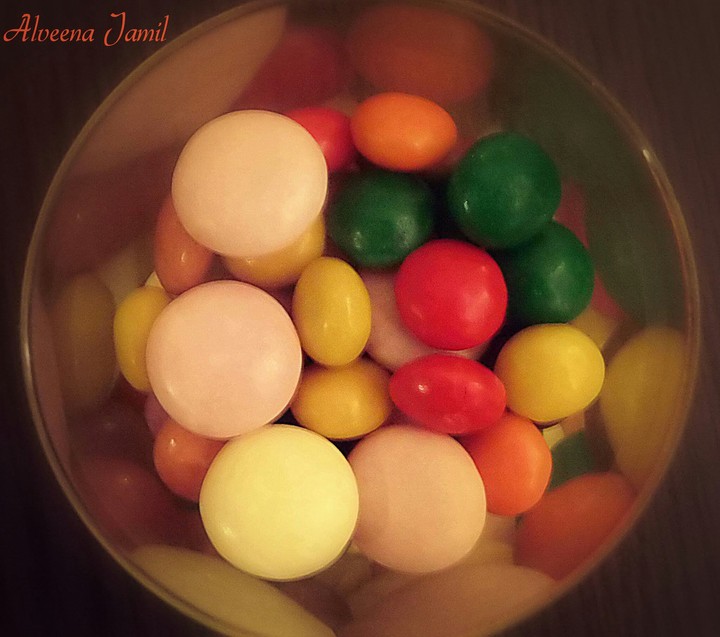 Candies In Glass