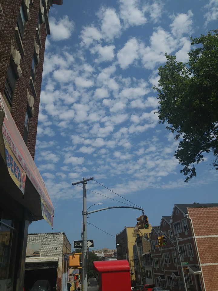polka dot sky
