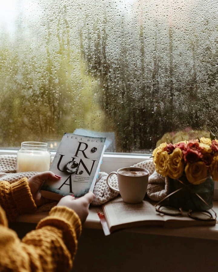 Autumn rain and some reading..