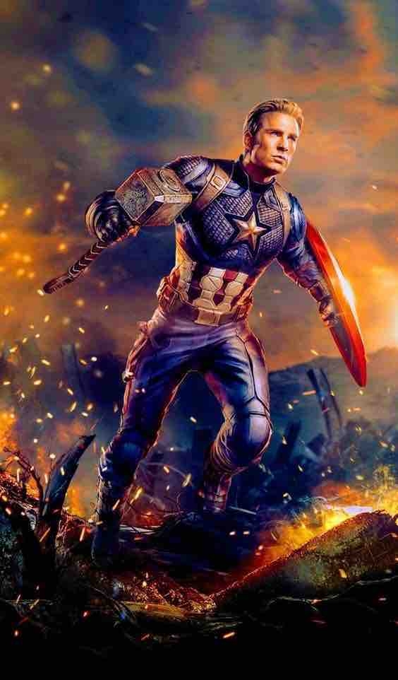 captain America thor hammer
