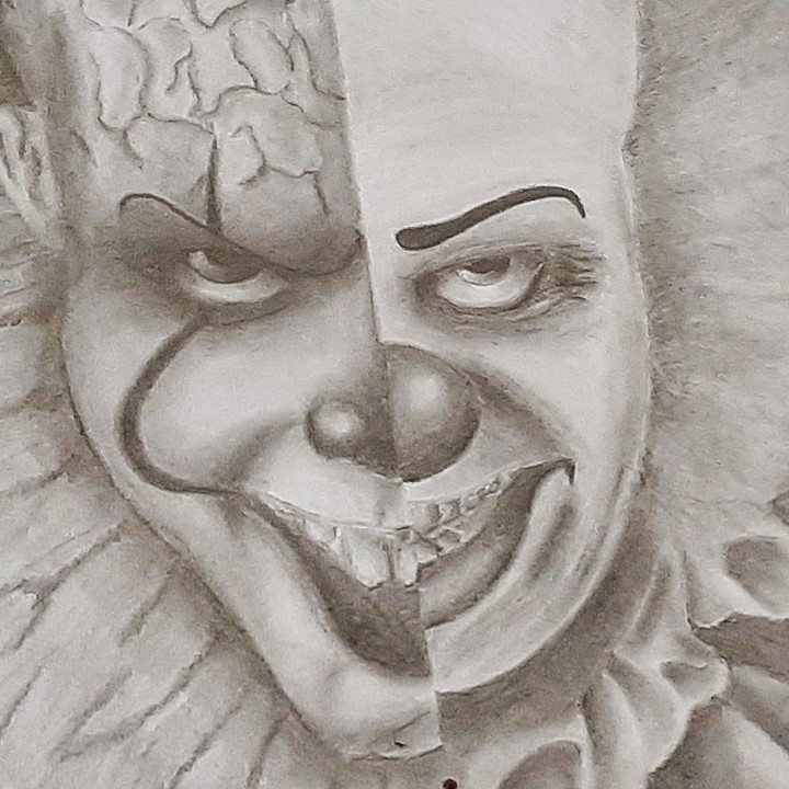 dessin de fond d'écran de ça le clown