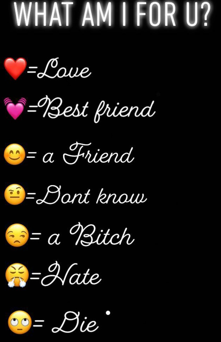 What am i for u????