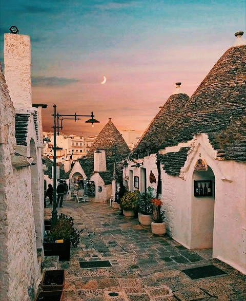 tramonto in Puglia