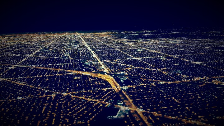 City from the Plane