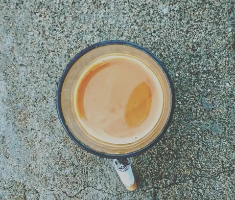 Chai-Sutta (Tea cigarette- a combo of stress removal)