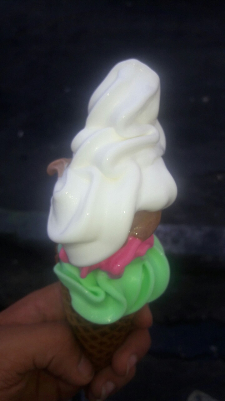 ice...