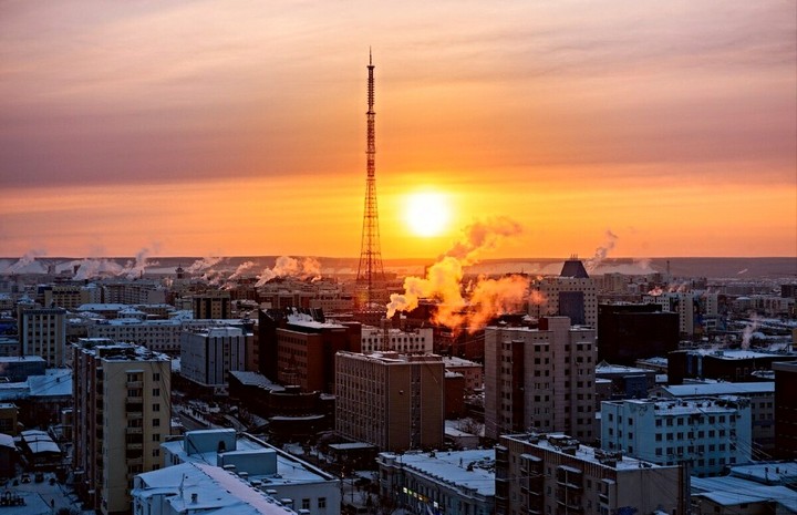 Yakutsk sunset