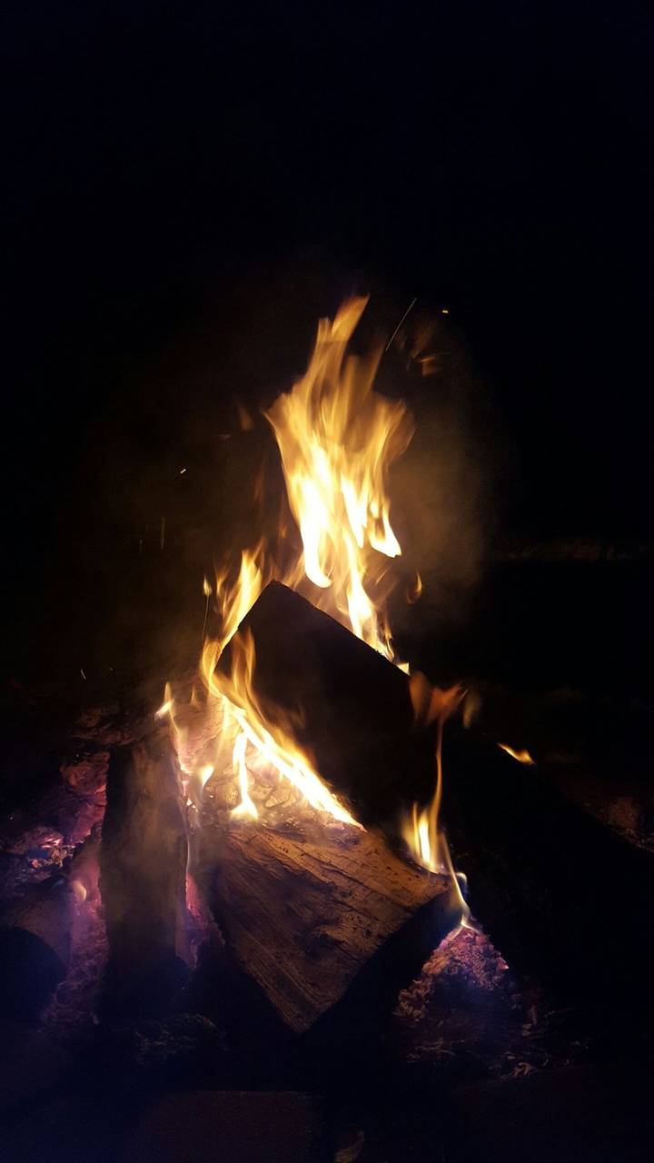 Winter fire