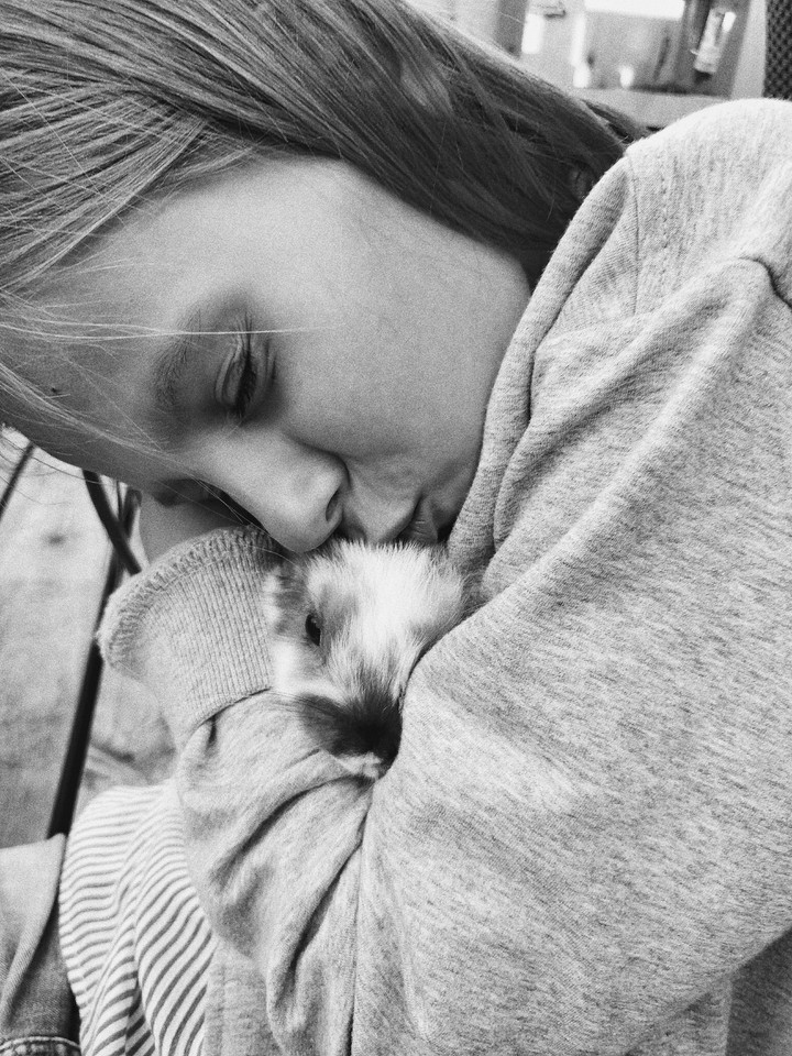 Bunny and its girl