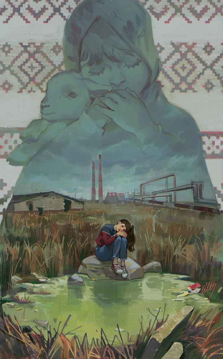 Modern Alyonushka