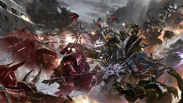 Chaos space marine vs orks