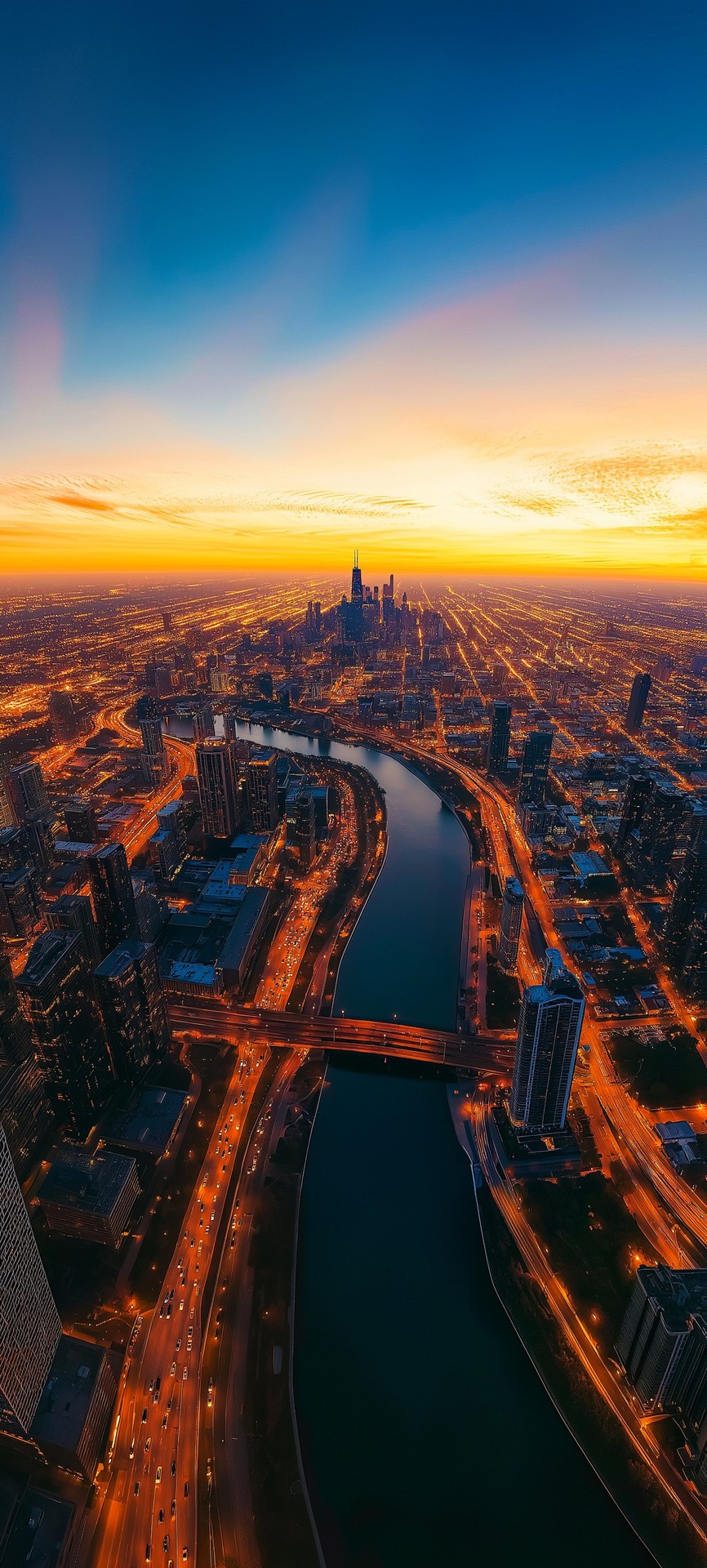тапети tower, sunset