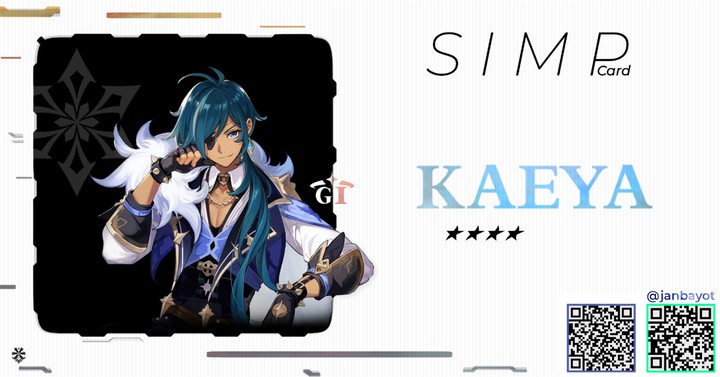 Genshin Impact / Kaeya simp card