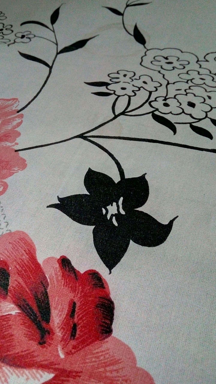 #flower #red #printed