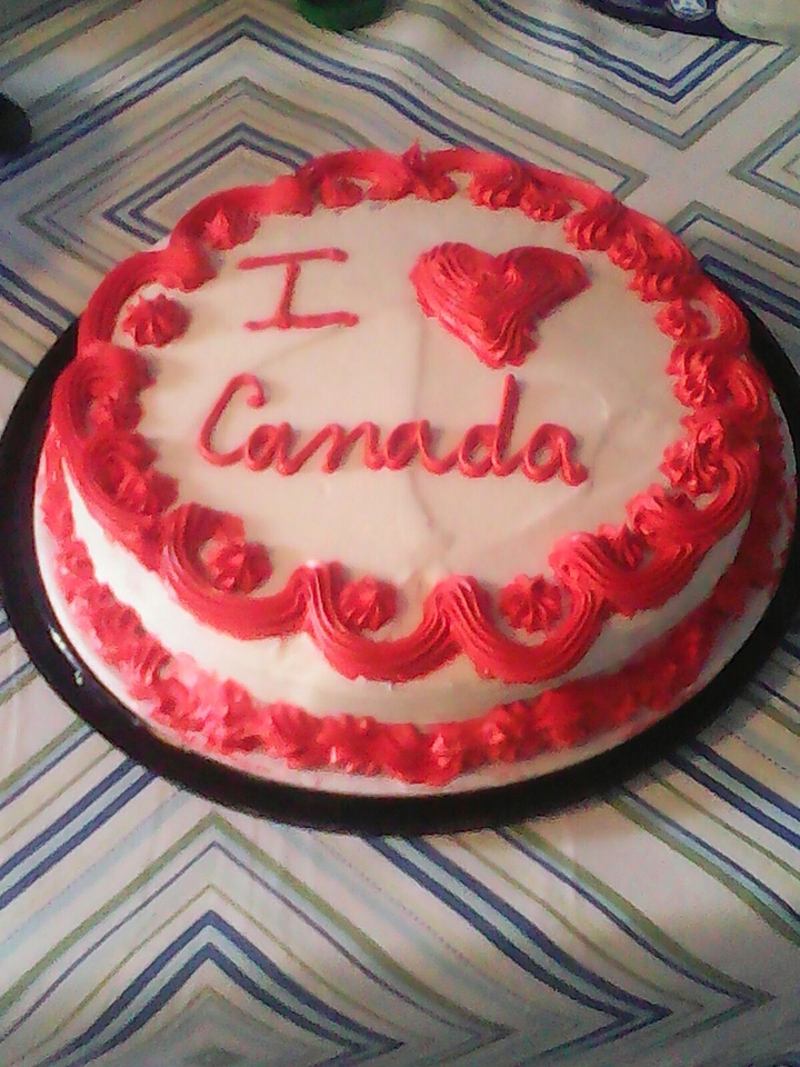 Canada Day Cake