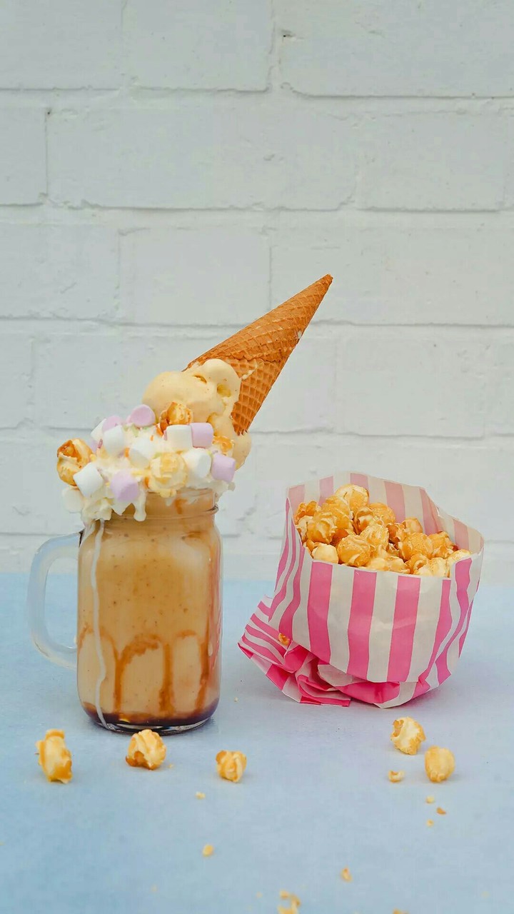 icecream and popcorn
