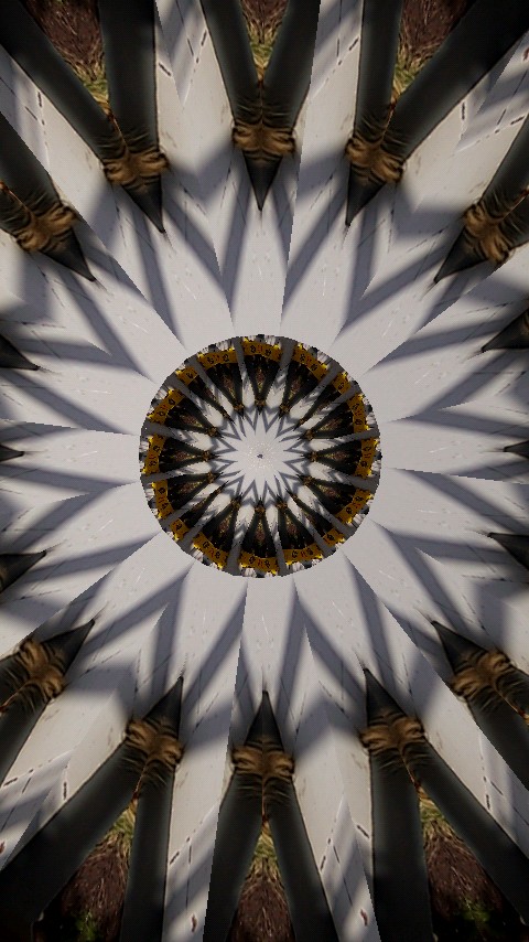 downtown austin Library kaleidoscope