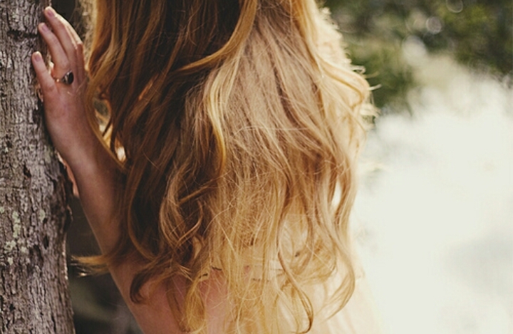 Blonde hair