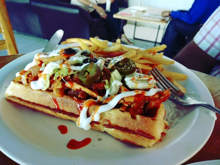 fried chicken waffle