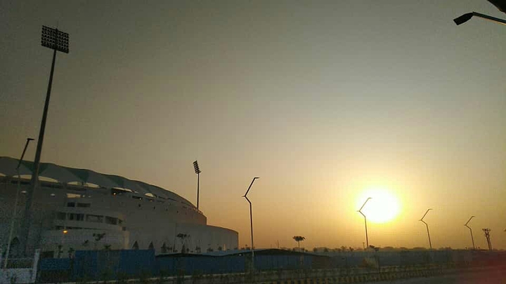lko stadium in morning