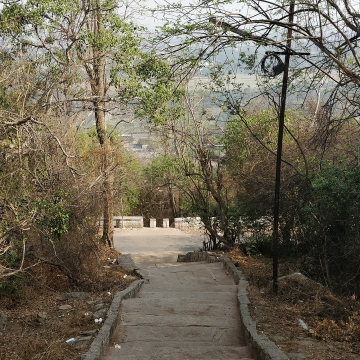 Chamundihills footsteps, Mysore
