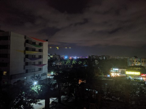 Night view of the city