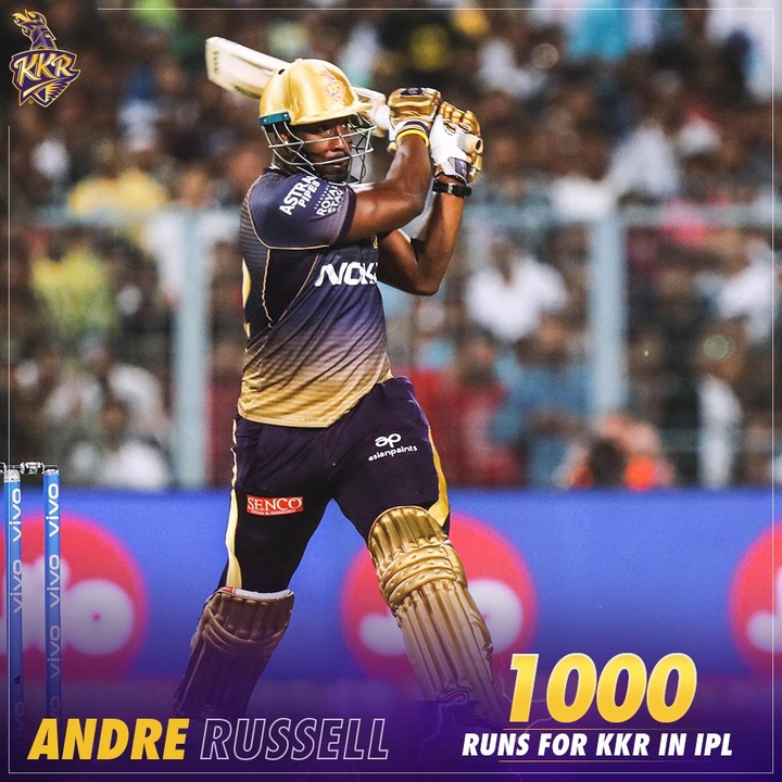 RUSSELL 1000 IPL RUNS