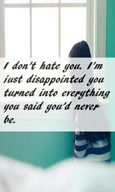 I feel sad