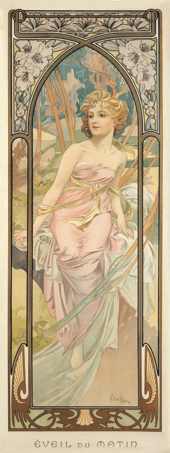 Eveil du matin, Alphonse Mucha