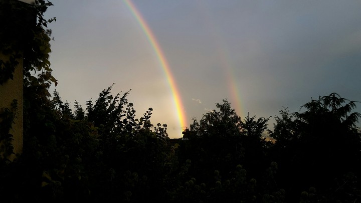Doppelter Regenbogen