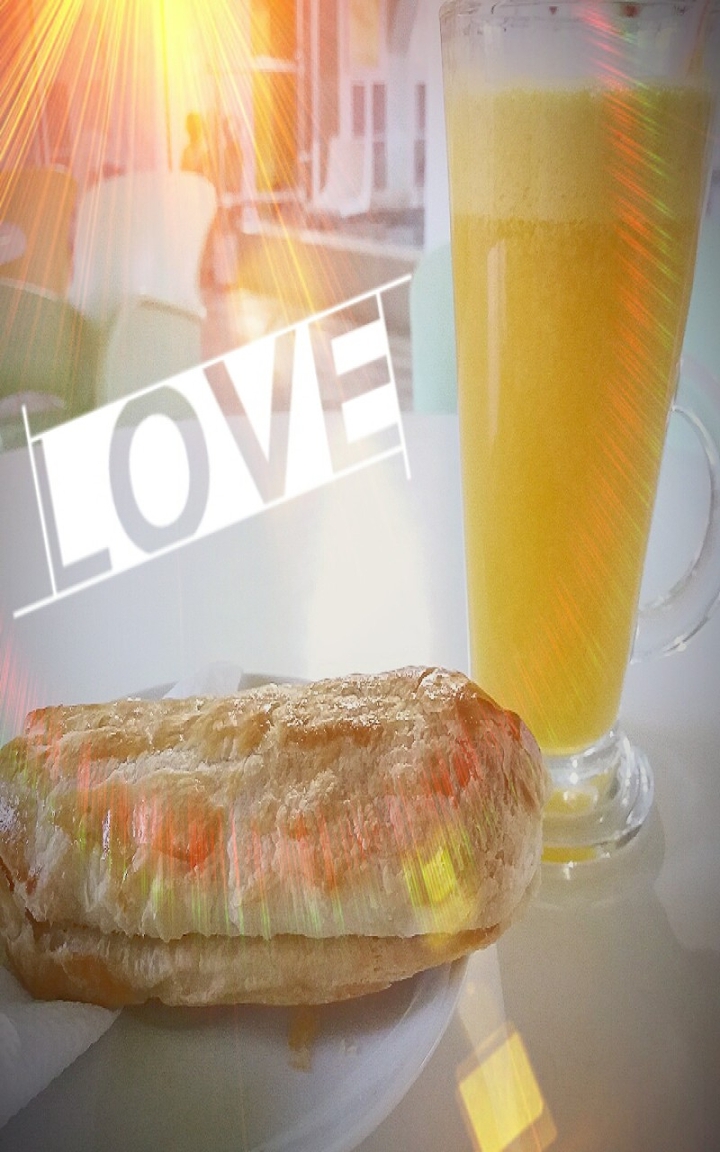Fruit Coctail and sausauge