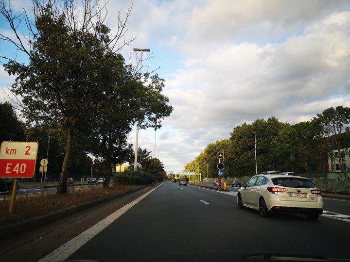 Belgien in the evening