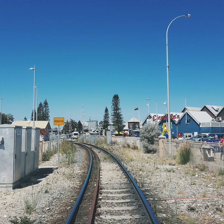 Train tracks at Perth