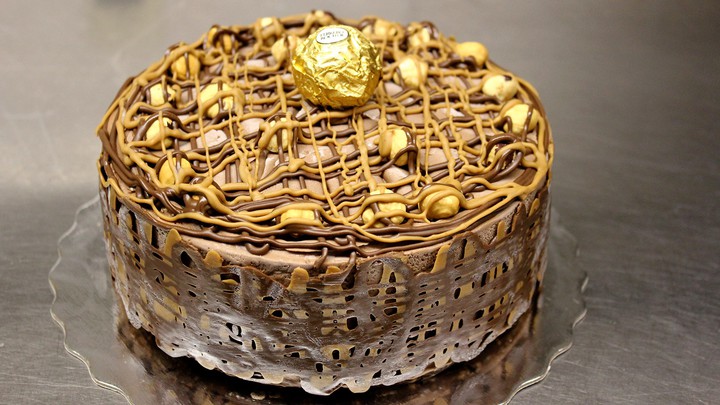Ferrero chocolate cake