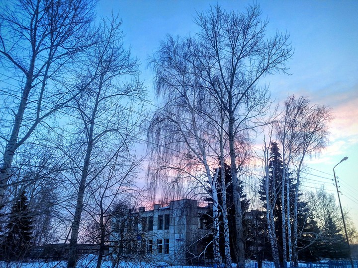Рассвет.