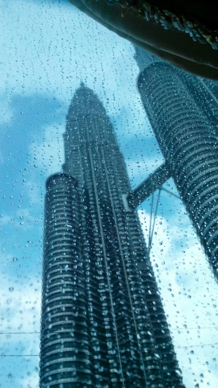 Rainy day at Kuala Lumpur, Malaysia.