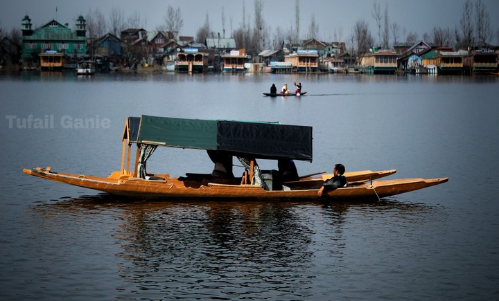 Shikara Inside The Dal Lake