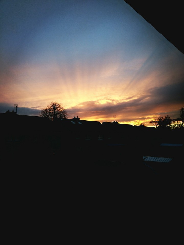 the sky.....