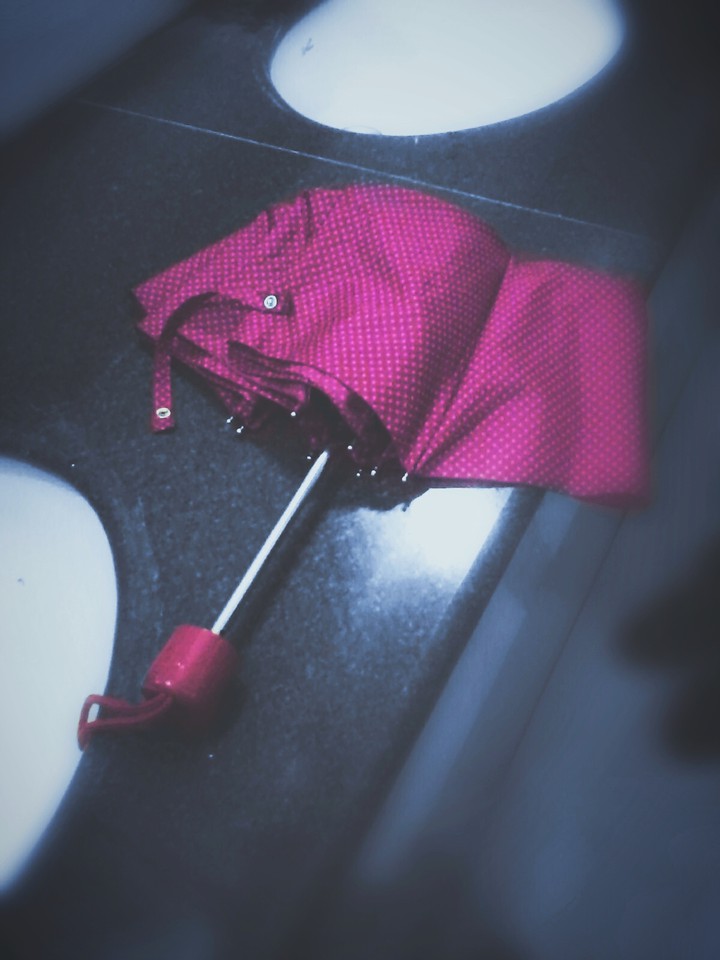 Pink umbrella