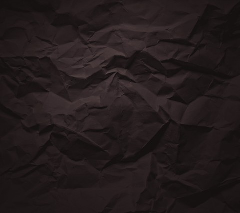 crinkly black paper