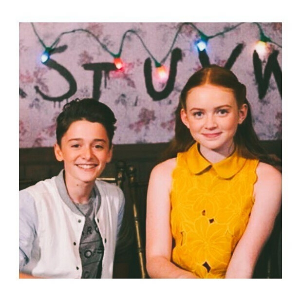 Noah Schnapp and Sadie Sink