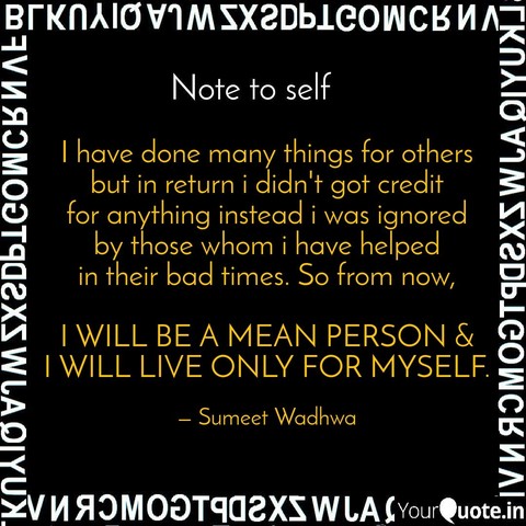 Note to Self