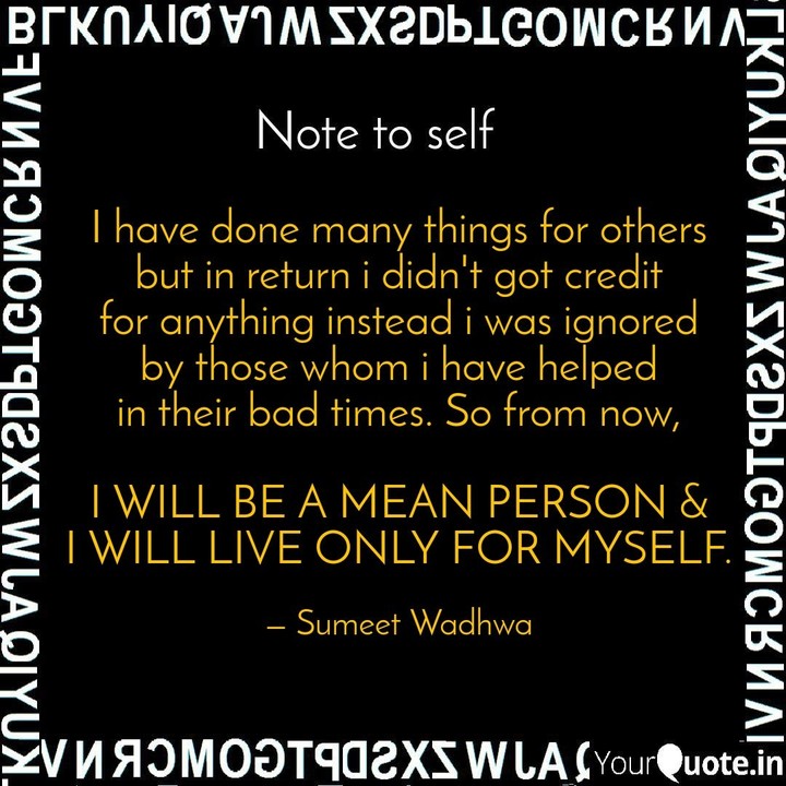 Note to Self