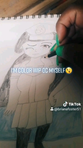 Tik Tok on app drawing oc me