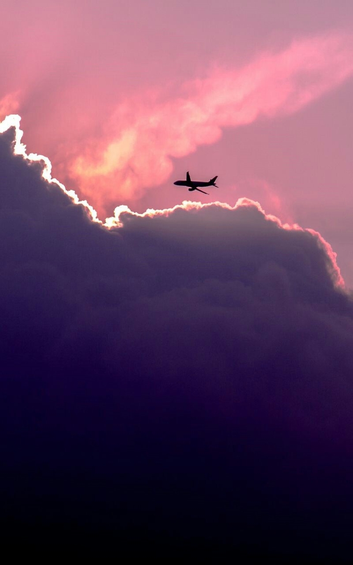 In the air