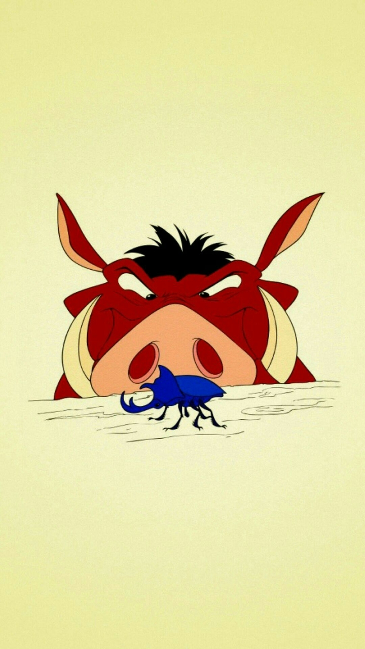 Pumba Illustration Wallpaper